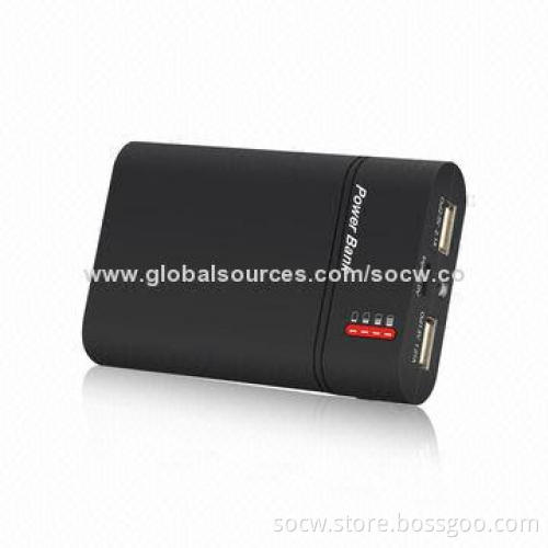 8,400mAh Portable Power Bank with Dual USB, LED Torch and 4 Power Indicators